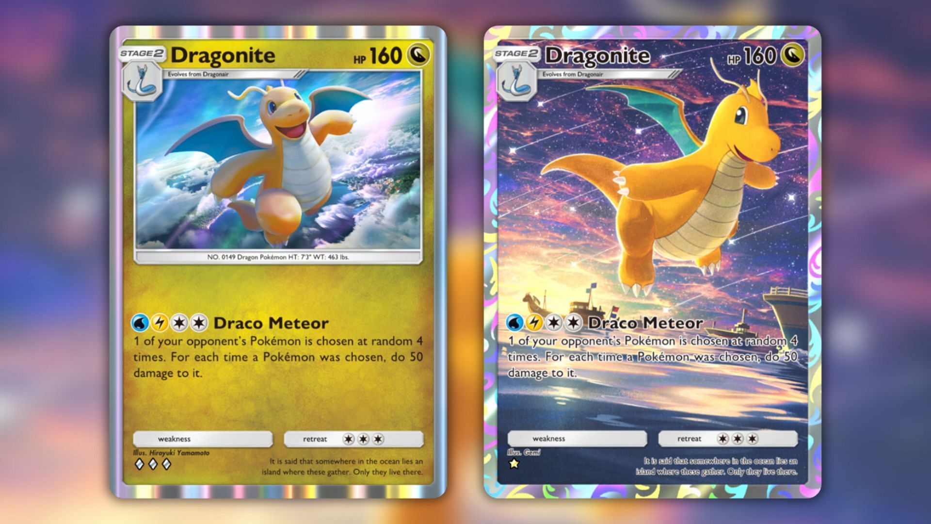 All Dragonite variants in the game (Image via The Pokemon Company)